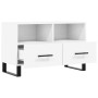 Mueble para TV madera contrachapada blanco 80x36x50 cm en Muebles TV | Comprar online en Foro24