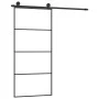 Sliding door with ESG aluminum glass hardware set 90x205 cm by vidaXL, Doors for the home - Ref: Foro24-3152147, Price: 265,6...