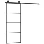 Schiebetür mit ESG-Aluminium-Glasbeschlagsatz 76x205 cm von vidaXL, Türen für zu Hause - Ref: Foro24-3152145, Preis: 207,12 €...