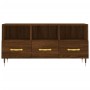 Mueble de TV madera de ingeniería marrón roble 102x36x50 cm