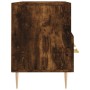 Mueble de TV madera de ingeniería roble ahumado 102x36x50 cm