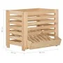 Kartoffelkiste aus massivem Kiefernholz, 60 x 40 x 50 cm von vidaXL, Aufbewahrungskörbe - Ref: Foro24-327328, Preis: 62,58 €,...
