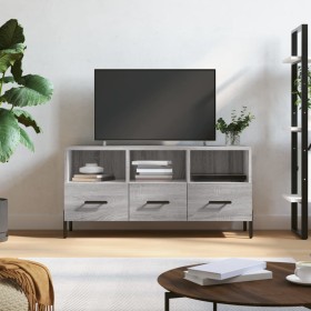 Mueble de TV madera de ingeniería gris Sonoma 102x36x50 cm Mueble de TV madera de ingeniería gris Sonoma 102x36x50 cm