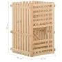 Kartoffelkiste aus massivem Kiefernholz, 50 x 50 x 80 cm von vidaXL, Aufbewahrungskörbe - Ref: Foro24-327329, Preis: 88,95 €,...