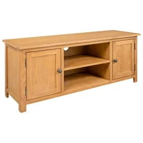 TV-Schrank aus massivem Eichenholz, 110 x 35 x 44 cm von vidaXL, TV-Möbel - Ref: Foro24-327434, Preis: 160,91 €, Rabatt: %
