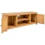 Solid oak wood TV cabinet 110x35x44 cm by vidaXL, TV Furniture - Ref: Foro24-327434, Price: 163,69 €, Discount: %