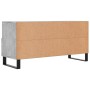 Mueble de TV madera de ingeniería gris hormigón 102x36x50 cm en Muebles TV | Comprar online en Foro24
