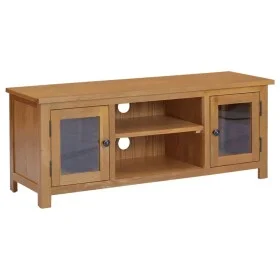 TV-Möbel aus massiver Eiche 110x35x44 cm von vidaXL, TV-Möbel - Ref: Foro24-327435, Preis: 164,81 €, Rabatt: %