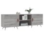 Mueble para TV madera de ingeniería gris Sonoma 150x30x50 cm en Muebles TV | Comprar online en Foro24