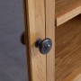 TV-Möbel aus massiver Eiche 110x35x44 cm von vidaXL, TV-Möbel - Ref: Foro24-327435, Preis: 167,55 €, Rabatt: %