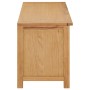 Mueble zapatero de madera maciza de roble 114x37x45 cm de vidaXL, Zapateros y organizadores de calzado - Ref: Foro24-327436, ...