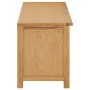 Mueble zapatero de madera maciza de roble 114x37x45 cm de vidaXL, Zapateros y organizadores de calzado - Ref: Foro24-327436, ...