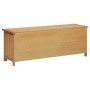 Mueble zapatero de madera maciza de roble 114x37x45 cm de vidaXL, Zapateros y organizadores de calzado - Ref: Foro24-327436, ...