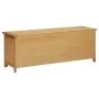 Mueble zapatero de madera maciza de roble 114x37x45 cm de vidaXL, Zapateros y organizadores de calzado - Ref: Foro24-327436, ...