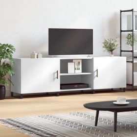 Mueble para TV madera de ingeniería blanco 150x30x50 cm en Muebles TV | Comprar online en Foro24