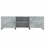 Mueble de TV madera de ingeniería gris hormigón 150x30x50 cm en Muebles TV | Comprar online en Foro24