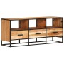 TV-Schrank aus massivem Akazienholz, 110 x 30 x 45 cm von vidaXL, TV-Möbel - Ref: Foro24-327448, Preis: 165,75 €, Rabatt: %