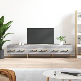 Mueble de TV madera de ingeniería gris Sonoma 150x36x30 cm Mueble de TV madera de ingeniería gris Sonoma 150x36x30 cm