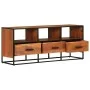 TV-Schrank aus massivem Akazienholz, 110 x 30 x 45 cm von vidaXL, TV-Möbel - Ref: Foro24-327450, Preis: 134,01 €, Rabatt: %