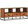 TV-Schrank aus massivem Akazienholz, 110 x 30 x 45 cm von vidaXL, TV-Möbel - Ref: Foro24-327450, Preis: 134,01 €, Rabatt: %