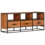 TV-Schrank aus massivem Akazienholz, 110 x 30 x 45 cm von vidaXL, TV-Möbel - Ref: Foro24-327450, Preis: 134,01 €, Rabatt: %