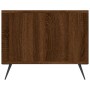 Mesa de centro madera contrachapada roble marrón 90x50x40 cm