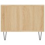 Mesa de centro madera contrachapada roble Sonoma 90x50x40 cm