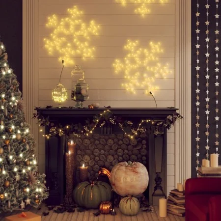 Snowflake Christmas figure with LED 2 pieces 59x59 cm by vidaXL, Christmas lights - Ref: Foro24-3154291, Price: 74,52 €, Disc...