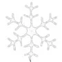 Snowflake Christmas figure with LED 2 pieces 59x59 cm by vidaXL, Christmas lights - Ref: Foro24-3154291, Price: 74,52 €, Disc...