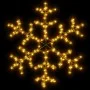 Snowflake Christmas figure with LED 2 pieces 59x59 cm by vidaXL, Christmas lights - Ref: Foro24-3154291, Price: 74,52 €, Disc...