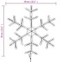 Schneeflocken-Weihnachtsfigur mit LED 2 Stück 59x59 cm von vidaXL, Weihnachtsbeleuchtung - Ref: Foro24-3154291, Preis: 75,92 ...