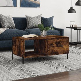 Mesa de centro madera contrachapada roble ahumado 90x50x40 cm Mesa de centro madera contrachapada roble ahumado 90x50x40 cm