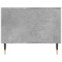 Mesa de centro madera de ingeniería gris hormigón 60x50x40 cm