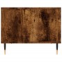 Mesa de centro madera de ingeniería roble ahumado 60x50x40 cm
