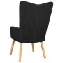 Entspannungssessel mit Fußstütze aus schwarzem Stoff von vidaXL, Sessel - Ref: Foro24-327540, Preis: 114,62 €, Rabatt: %
