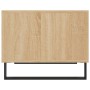 Mesa de centro madera de ingeniería roble Sonoma 60x50x40 cm