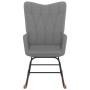 Silla mecedora de tela gris oscuro von vidaXL, Schaukelstühle - Ref: Foro24-327612, Preis: 86,22 €, Rabatt: %
