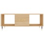 Mesa de centro madera contrachapada roble Sonoma 102x50x40 cm