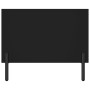 Mesa de centro madera contrachapada negro 102x50x40 cm