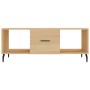 Mesa de centro madera contrachapada roble Sonoma 102x50x40 cm
