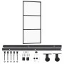Schiebetür mit ESG-Glas und Aluminiumbeschlägen 90x205 cm von vidaXL, Türen - Ref: Foro24-3081940, Preis: 253,77 €, Rabatt: %