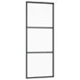 Schiebetür mit ESG-Glas und Aluminiumbeschlägen 76x205 cm von vidaXL, Türen - Ref: Foro24-3081938, Preis: 215,50 €, Rabatt: %