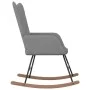 Rocking chair with footrest in dark gray fabric by vidaXL, Rocking chairs - Ref: Foro24-327623, Price: 113,80 €, Discount: %