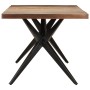 Esstisch aus recyceltem Massivholz, 200 x 90 x 76 cm von vidaXL, Küchen- und Esstische - Ref: Foro24-323573, Preis: 370,93 €,...