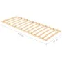 Somier de láminas con 13 listones 80x200 cm de vidaXL, Camas y somieres - Ref: Foro24-327256, Precio: 68,43 €, Descuento: %