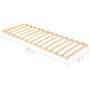 Somier de láminas con 13 listones 80x200 cm de vidaXL, Camas y somieres - Ref: Foro24-327256, Precio: 69,93 €, Descuento: %