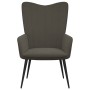 Dark gray velvet recliner by vidaXL, Armchairs - Ref: Foro24-327678, Price: 90,00 €, Discount: %