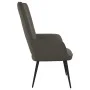 Dunkelgrauer Samt-Relaxsessel von vidaXL, Sessel - Ref: Foro24-327678, Preis: 104,41 €, Rabatt: %