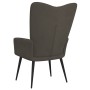 Dark gray velvet recliner by vidaXL, Armchairs - Ref: Foro24-327678, Price: 90,00 €, Discount: %