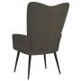Dunkelgrauer Samt-Relaxsessel von vidaXL, Sessel - Ref: Foro24-327678, Preis: 104,41 €, Rabatt: %